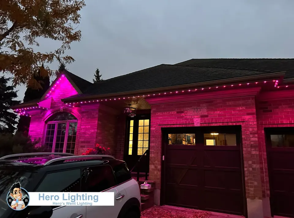 Permanent LED lighting project 7