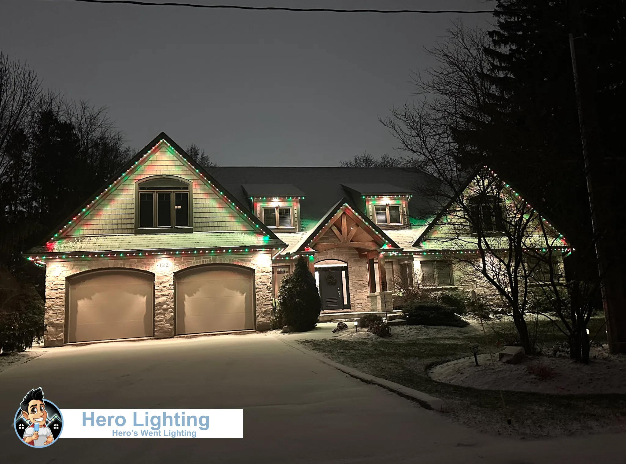 Permanent LED lighting project 8