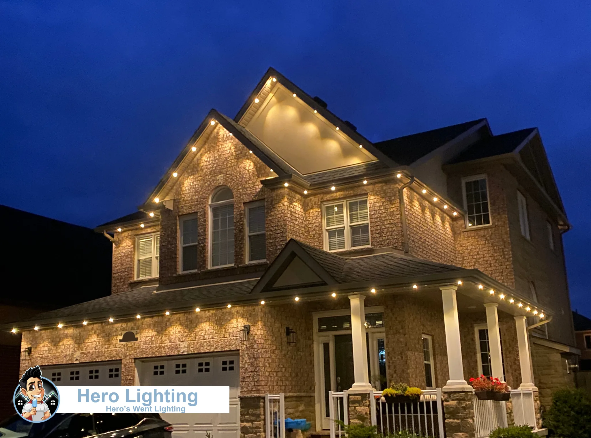 Permanent LED lighting project 9